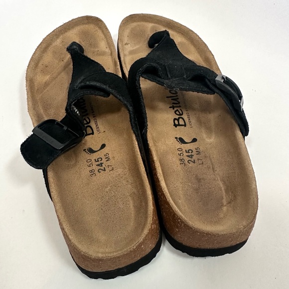 Birkenstock Betula Sandals Black Size 7 - Picture 3 of 7
